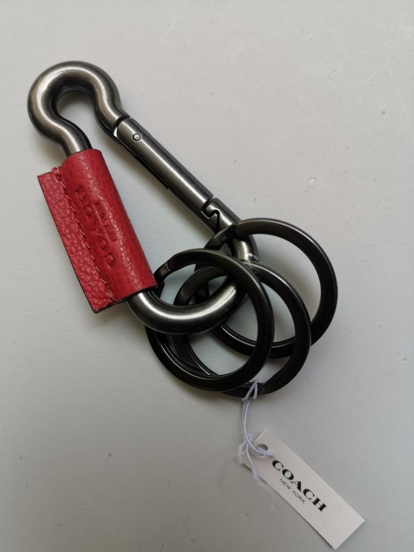 COACH Carabiner Key Ring Key Chain Men s Fashion Bags Belt bags