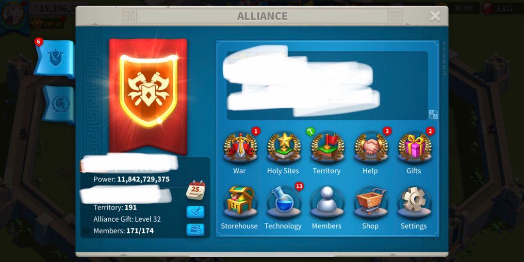 Rise of kingdoms farm accounts, Video Gaming, Gaming Accessories, Game