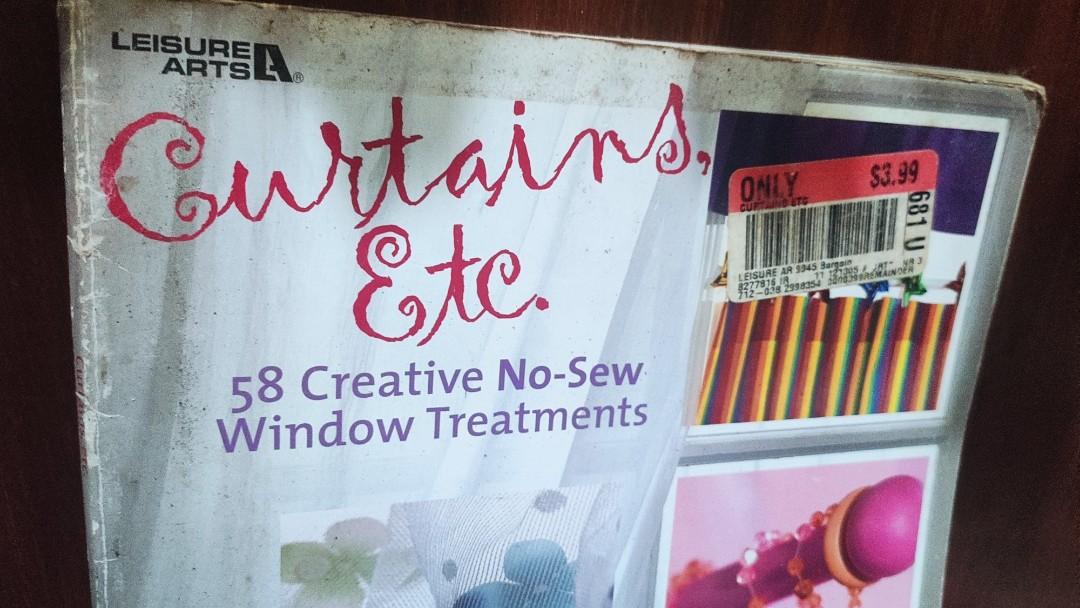 Sewing: Curtains, etc. (Category: Textbooks) located in Dasmarinas. Submitted by monc.monc (Listing ID 1088333699, Image 1). Description: Sewing curtains. For sale. this is a second hand book. hence, expect some writings on page margins and edges , higlighted lines , brown spots, dusts and creases. No CD-ROM..