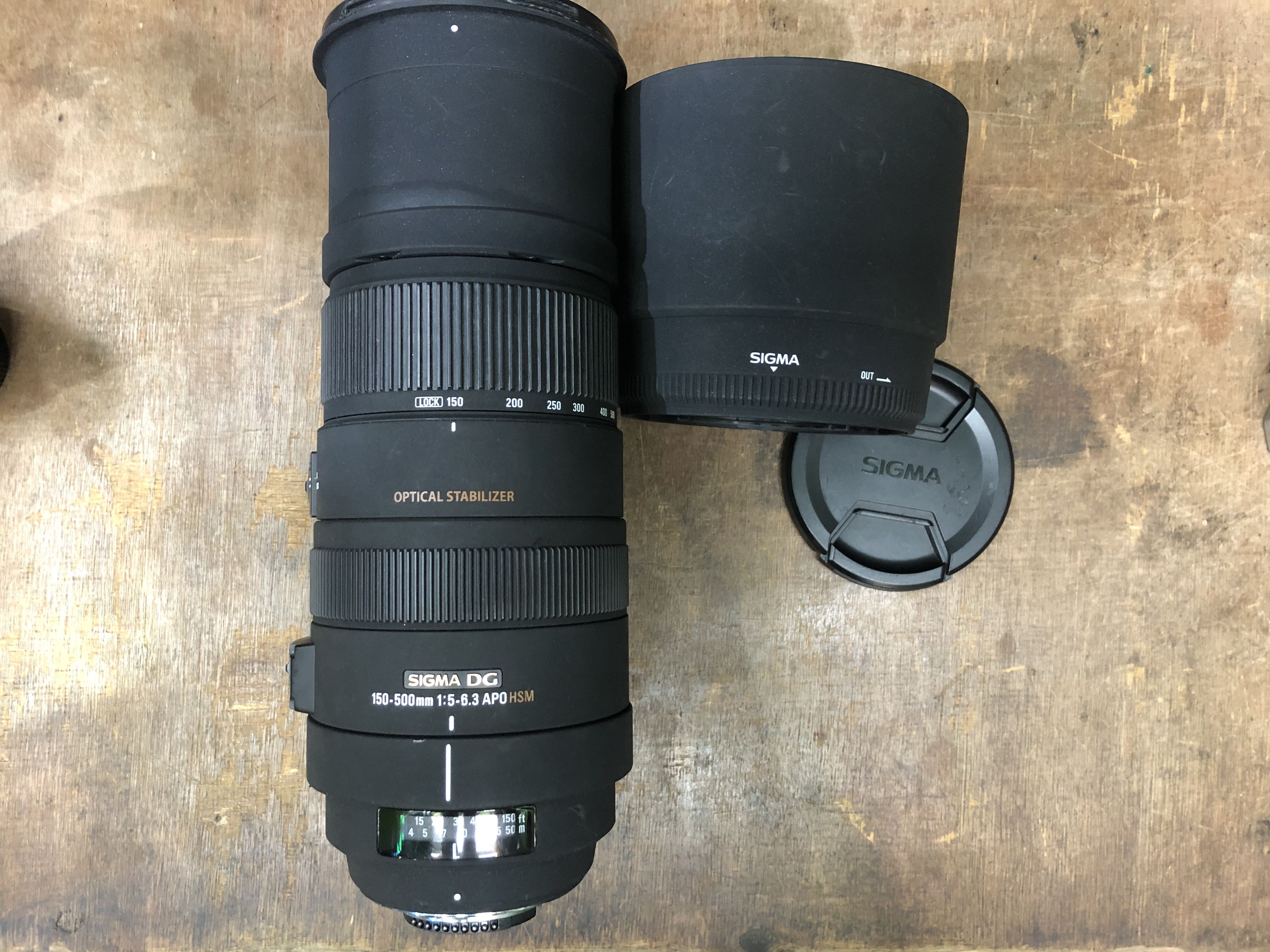 Sigma 150-500mm f5-6.3 apo dg os hsm, 攝影器材, 鏡頭及裝備