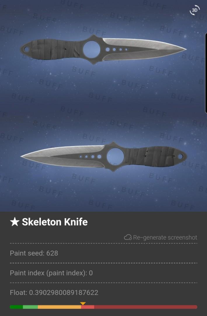 Skeleton Knife Vanilla, Video Gaming, Gaming Accessories, Game Gift