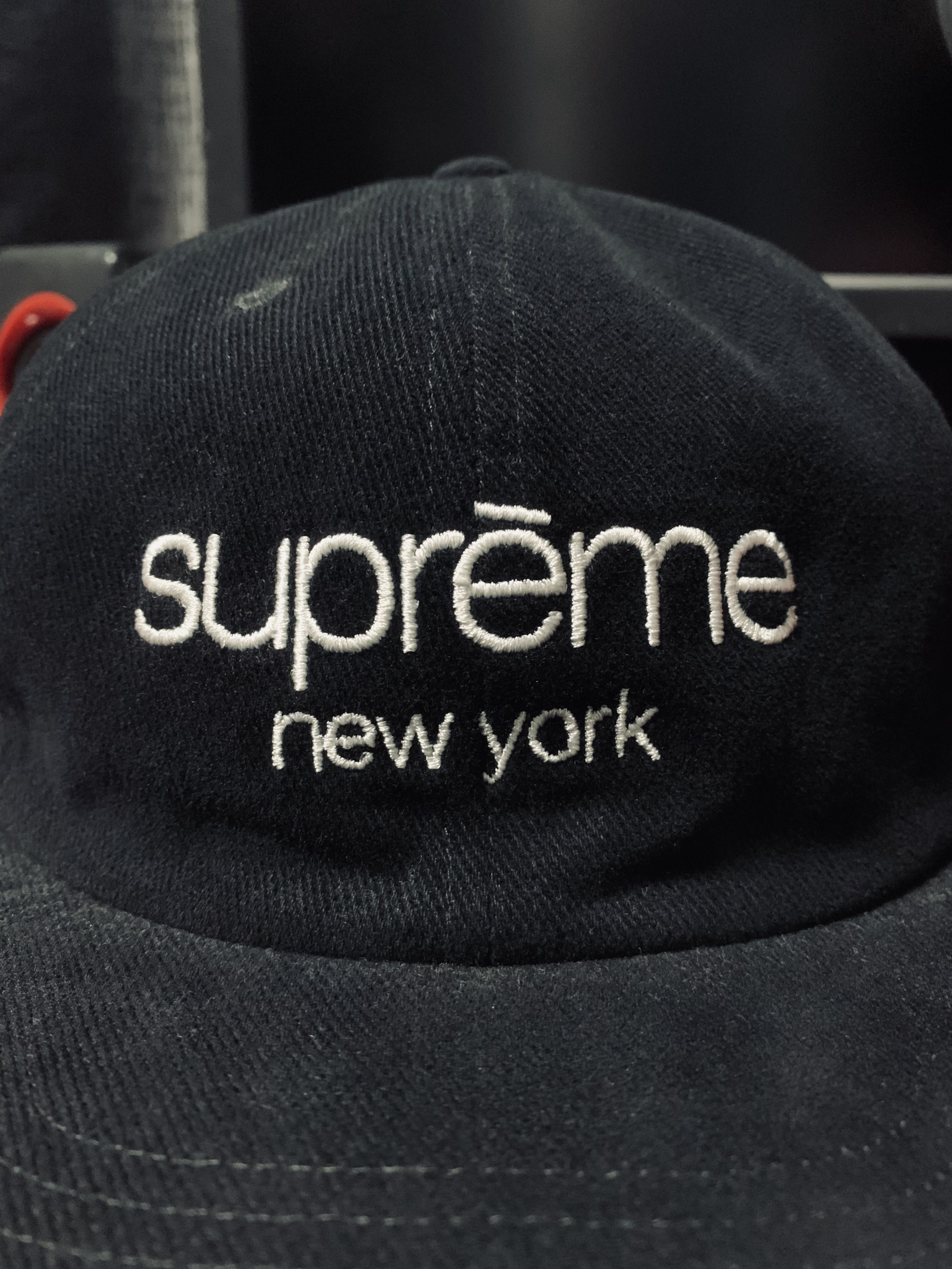 Supreme Classic Logo 6-Panel ブラック 18ss - 帽子