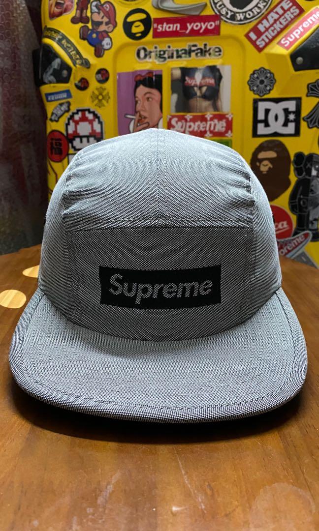 Supreme jacquard box logo camp cap top
