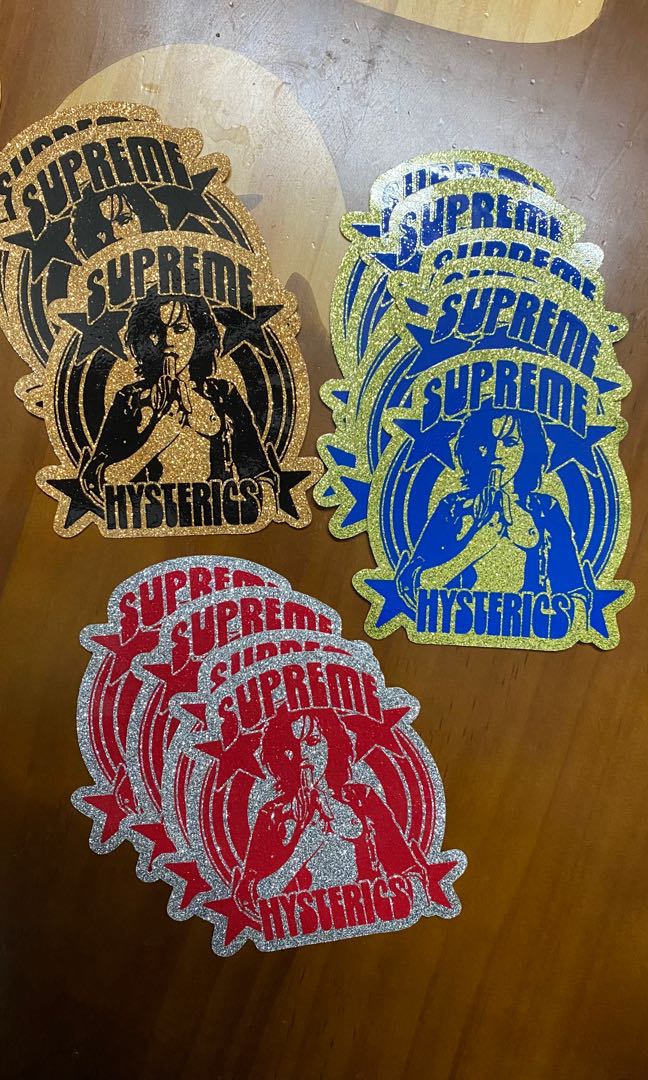 supreme hysteric sticker