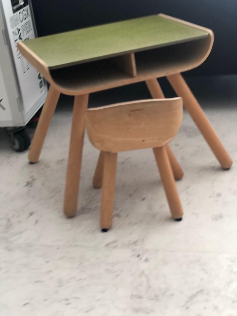 Plan toys desk and chair best sale