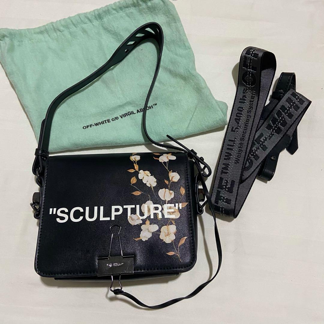 Off white hotsell sculpture bag flower