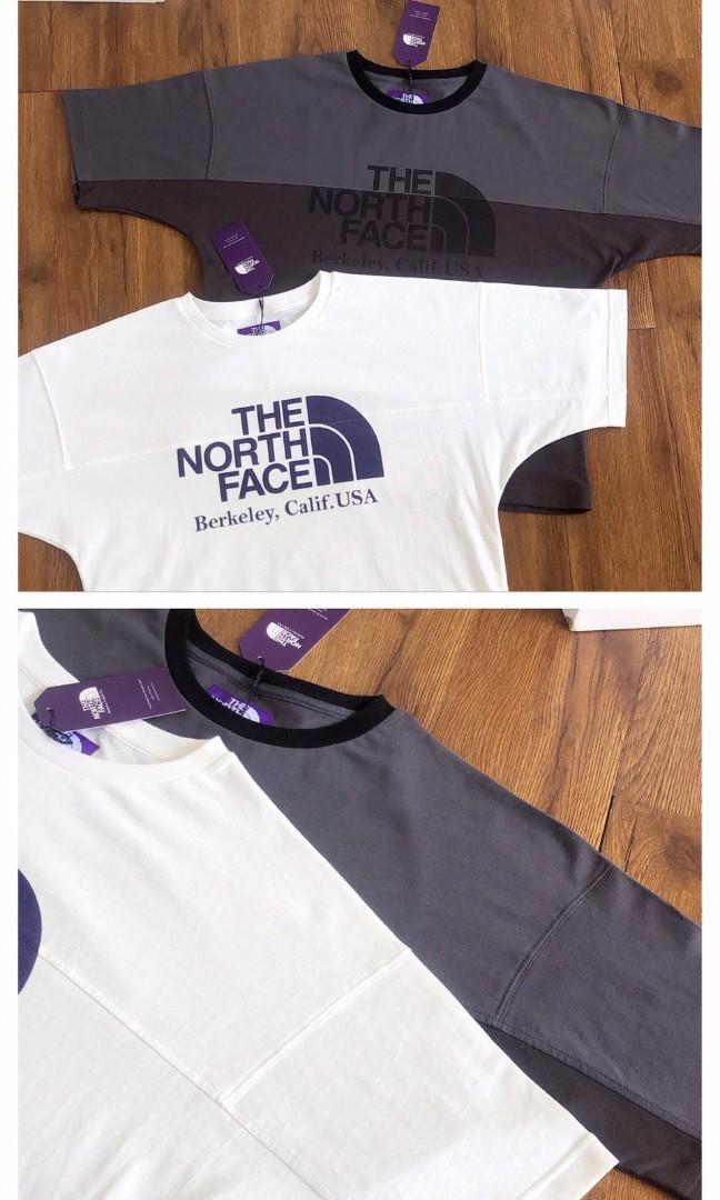 新品未使用THE NORTH FACE×PALACE H/S Logo Tee 紫XL