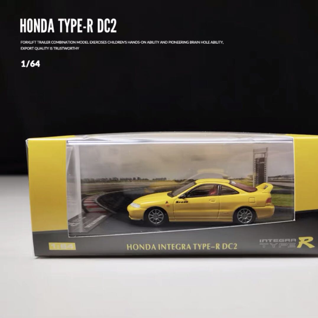 Tiny代理inno 1 64 棄貨honda Integra Type R Dc2 黃 玩具 遊戲類 玩具 Carousell
