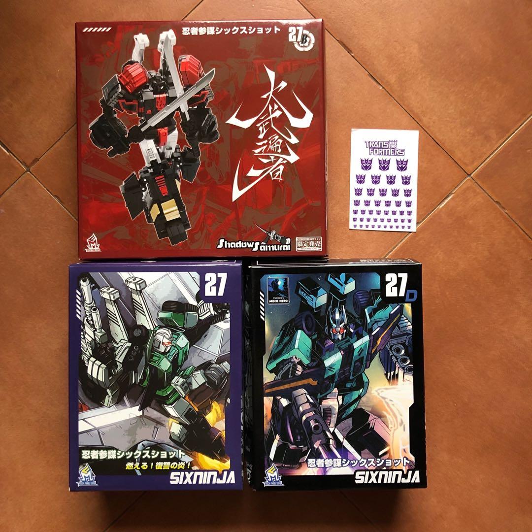 Transformers Mechfanstoys Mech Fans Toys Mft Mf 27g Mf27g Sixninja Six Ninja Mf 27d Mf27d