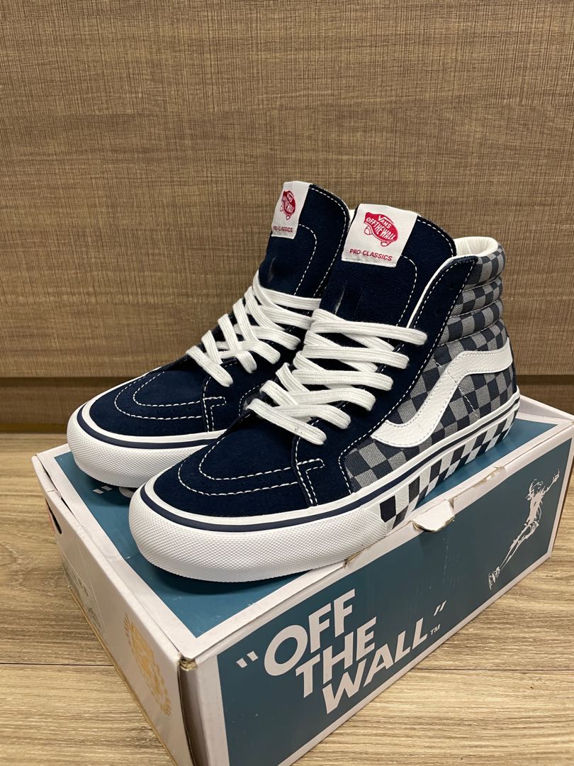 Vans SK8-Ho Pro (50th) 50周年特別版US8.5 經典格仔, 男裝, 鞋, 西裝