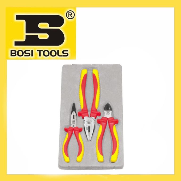 VDE insulation tool set (Category: Construction Tools & Equipment) located in Manila. Submitted by tina.sales (Listing ID 1088359205, Image 1). Description: VDE insulation tool set Brand;Bosi Model;3PC Price;2,472 BOSI TOOLS Product For other product inquiries pls contact us. Globe: 0 9 4 5 6 5 3 6 1 6 2 Smart: 0 9 6 8 3 8 0 2 3 2 0 Landline: 8 5 5 7 6 6 1 6.
