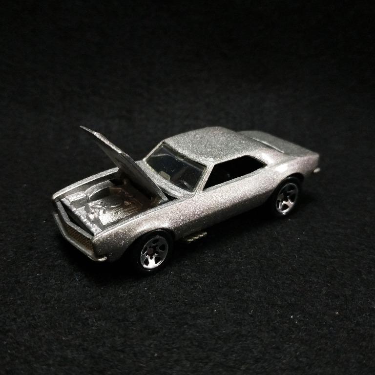 Hot Wheels '67 Camaro - Opening Hood, Metalflake Gray (Silver