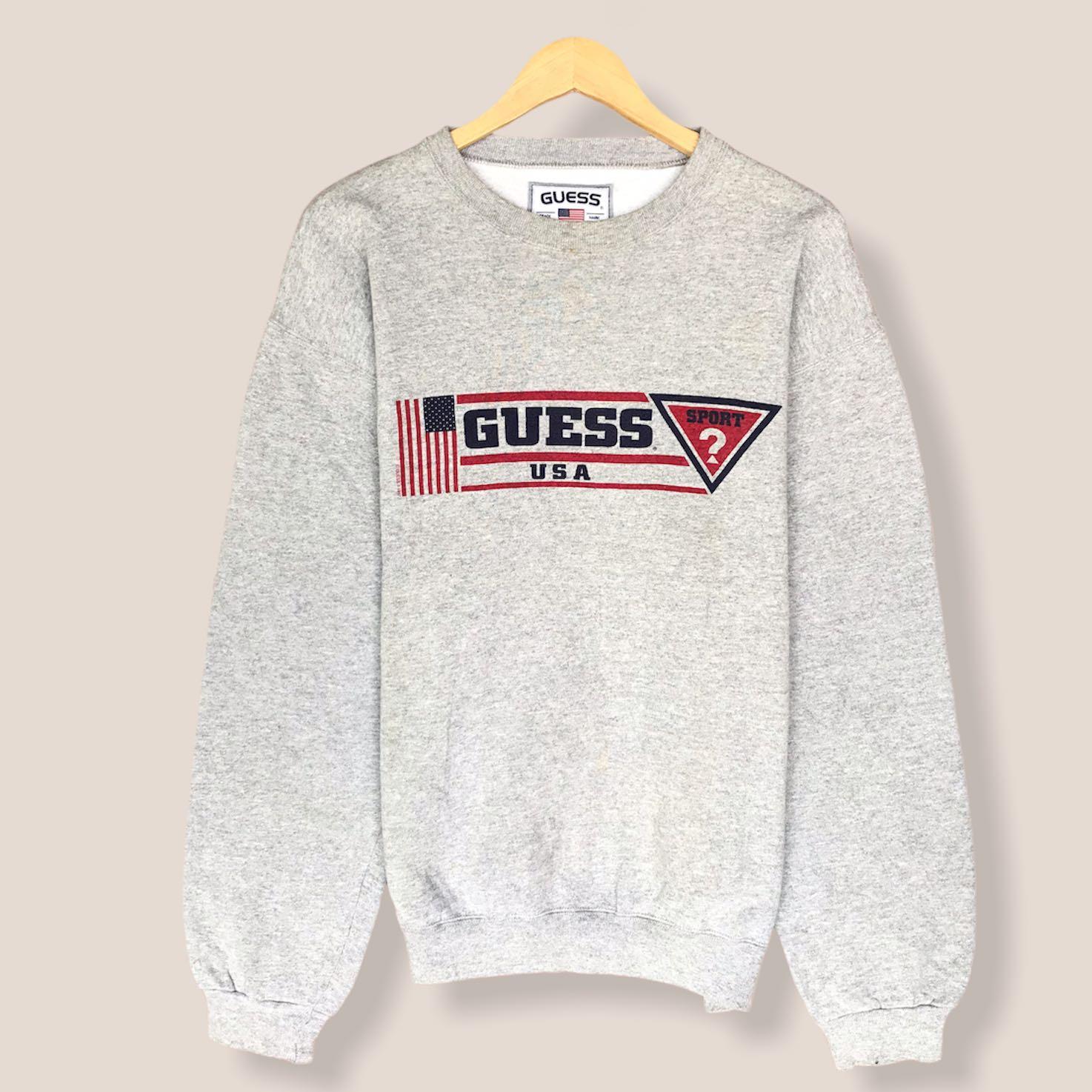 Vintage 90s Guess Sweatshirt, Men's 