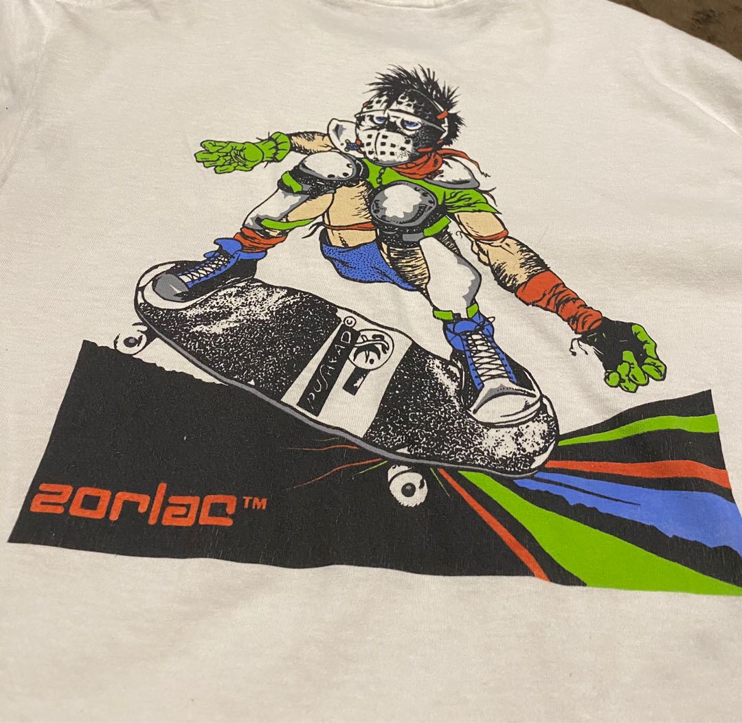 Vintage 90s Zorlac Skateboard Pushead Art Graphic Skateboard T Shirt / Old  Skates / 90s Streetwear T Shirt Made in Usa Size L 
