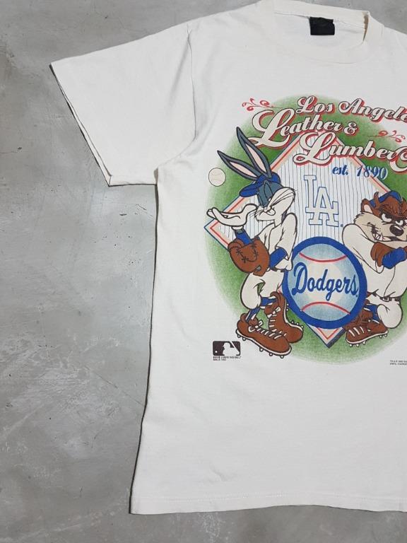 Vintage Los Angeles Dodgers MLB Looney Tunes Art Shirt - Anynee