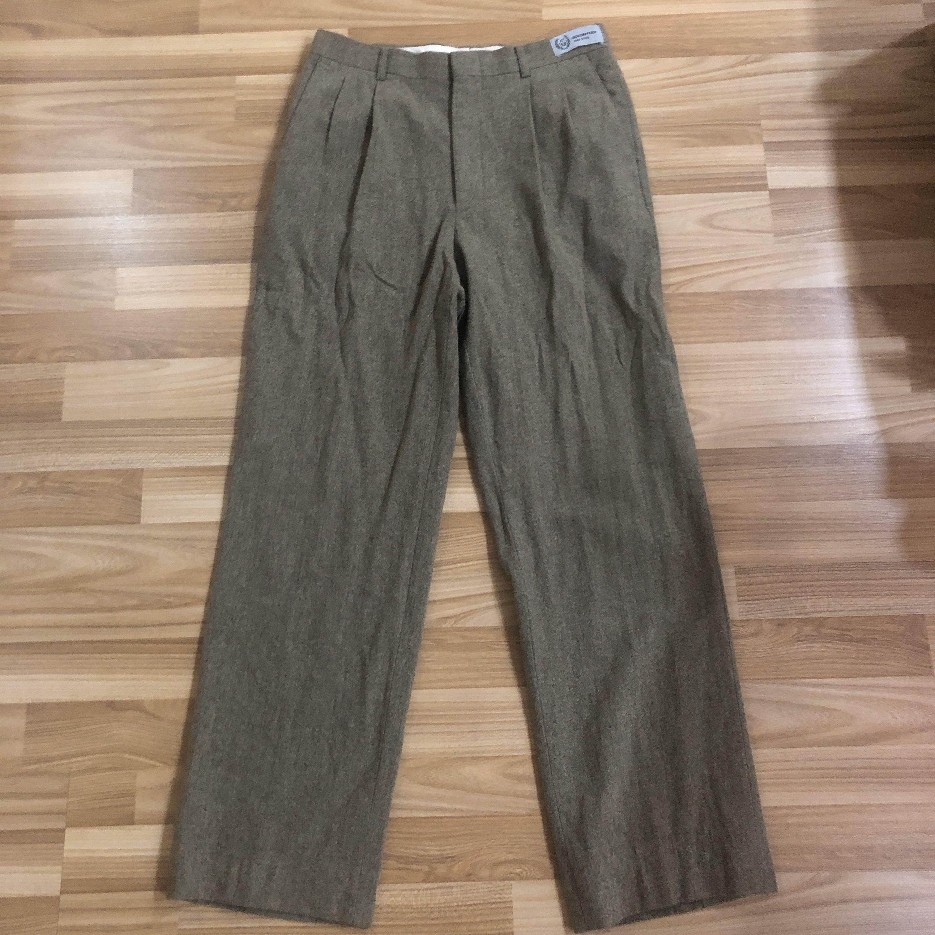 Vintage pleated trousers clearance