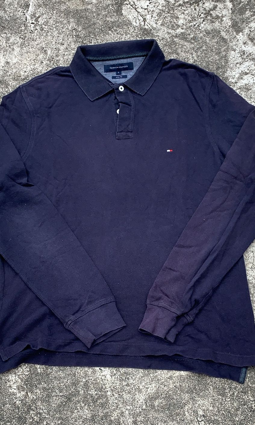 Vintage Tommy Hilfiger Long Sleeve Polo 