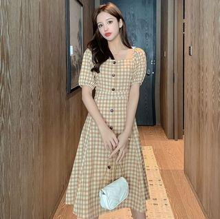 WTS Square neck dress