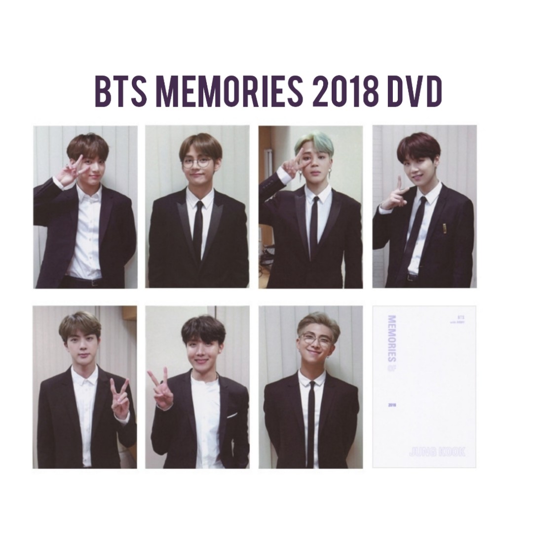 WTS/PO] BTS Memories 2018 Official DVD PC Photocards