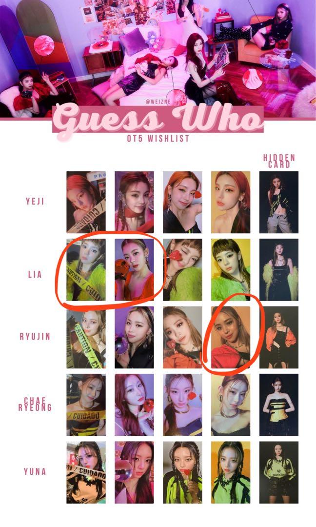 itzy リア guess who トレカ 2026年最新】guess who リアの人気アイテム - メルカリ