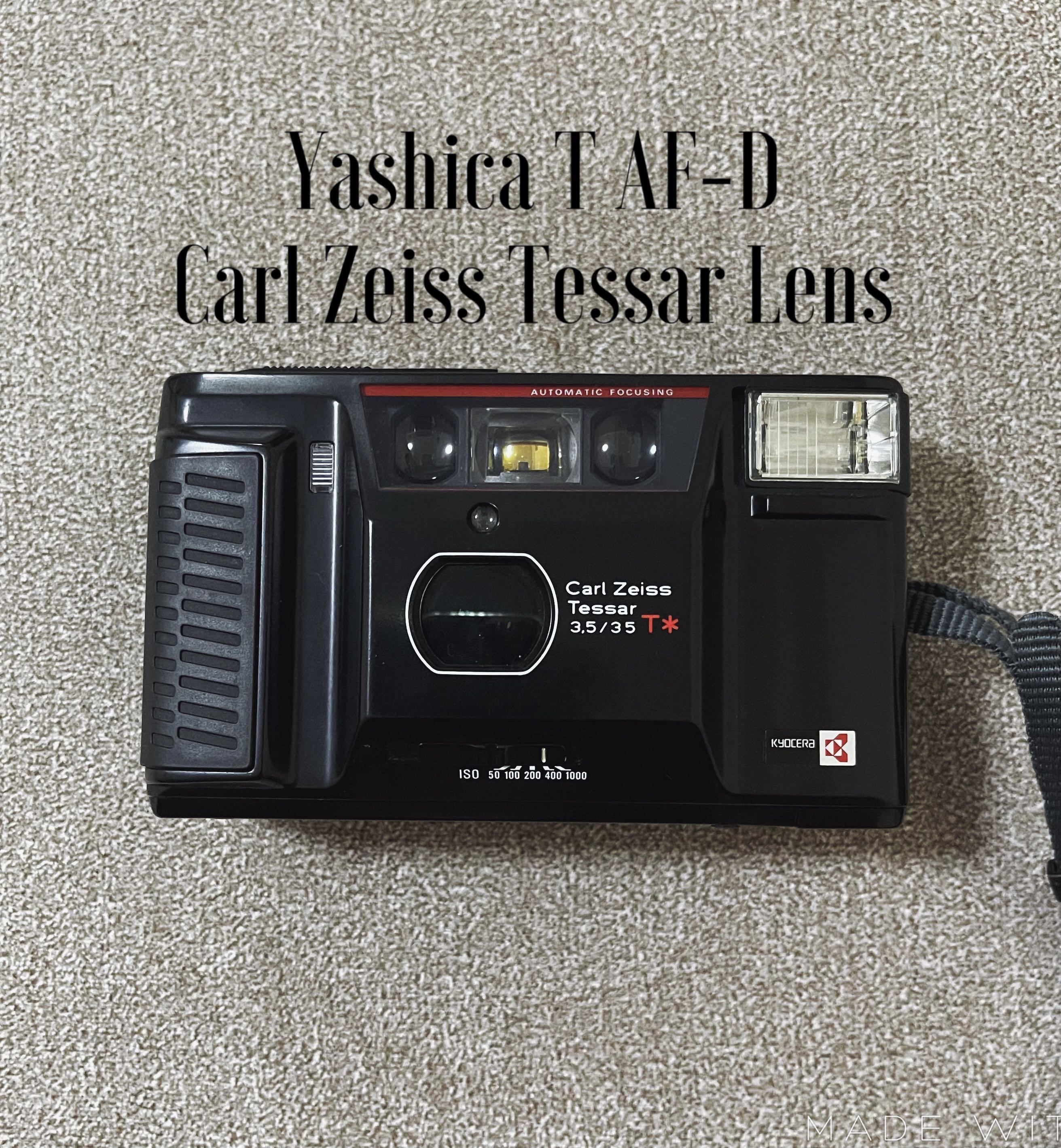 ワンピなど最旬ア！ カメラ YASHICA T AF-D Carl Zeiss 35mm ヤシカ