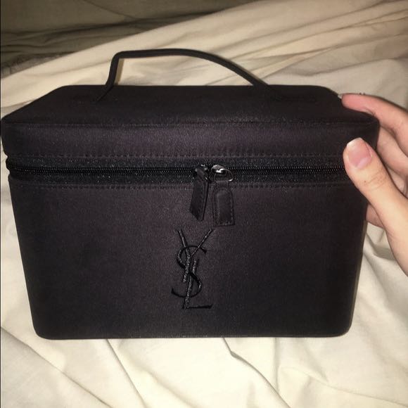 YSL Beauty Vanity Makeup Cosmetic Bag Case Box