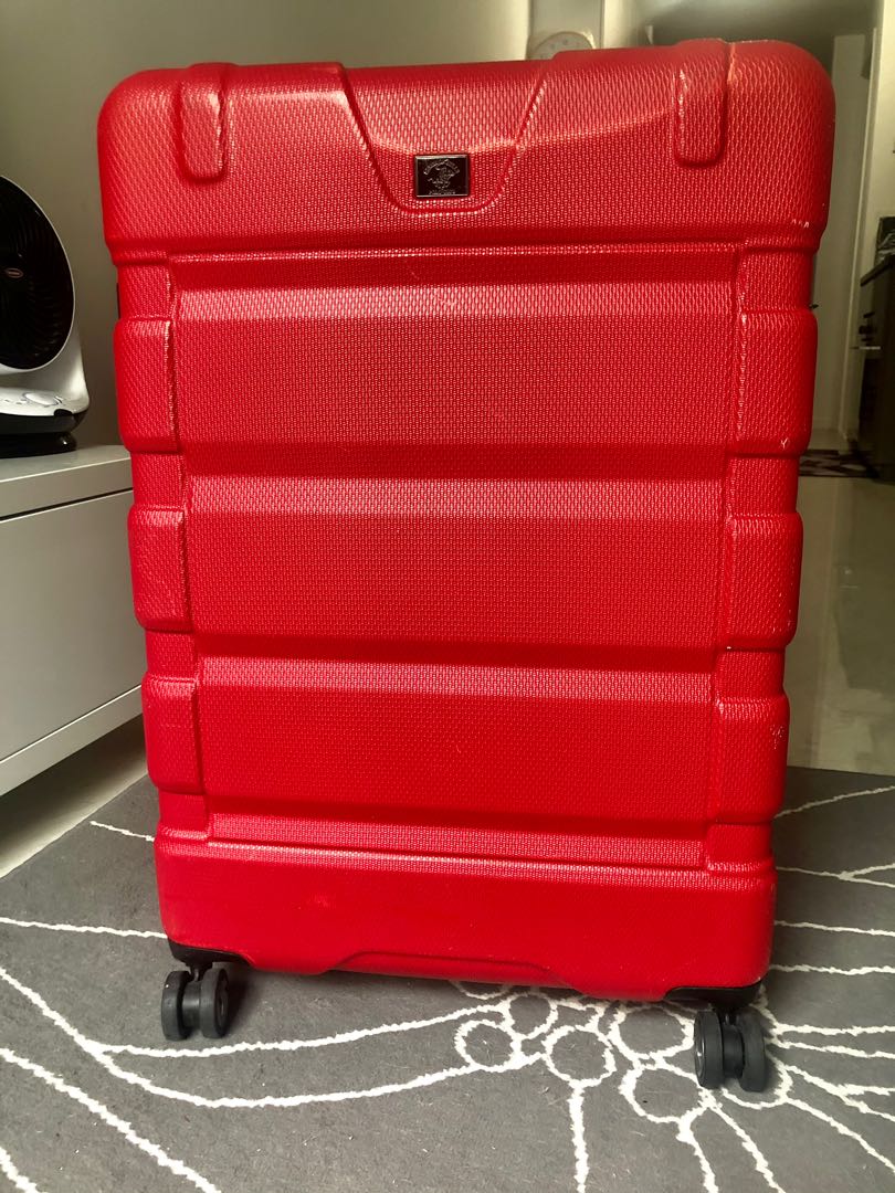 28 Red Luggage Beverly Hills Polo club