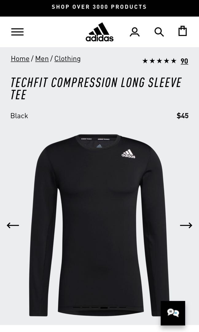 adidas Techfit Compression Long Sleeve Tee 