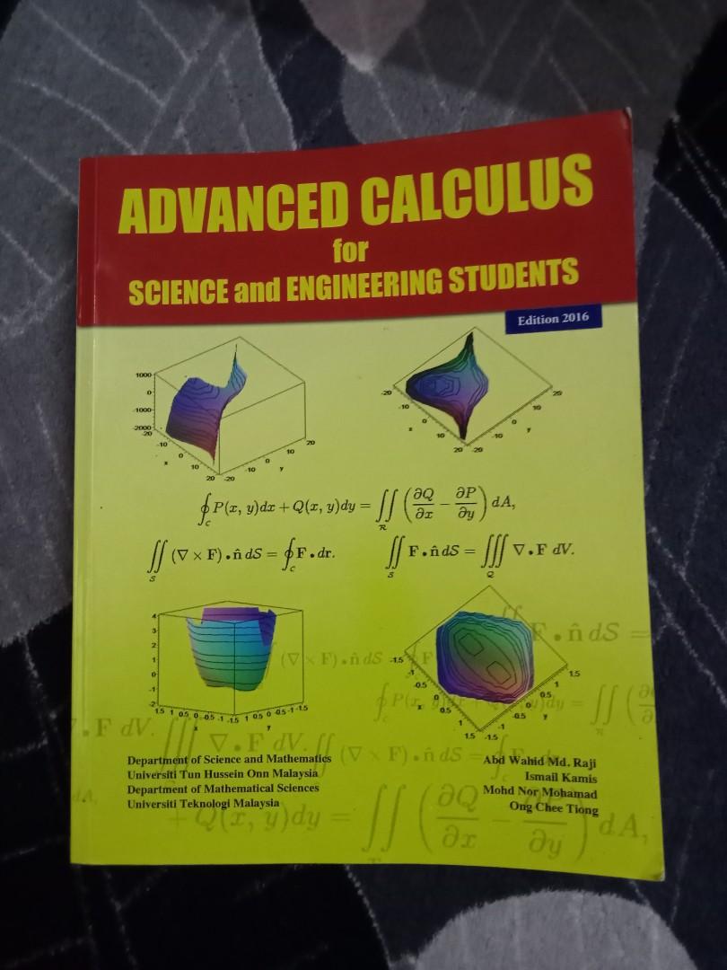Advanced Calculus for Science and Engineering Students (Edition 2016),  Hobbies & Toys, Books & Magazines, Textbooks on Carousell