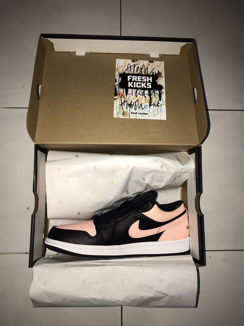 Air Jordan 1 low crimson tint Men s Fashion Footwear Sneakers