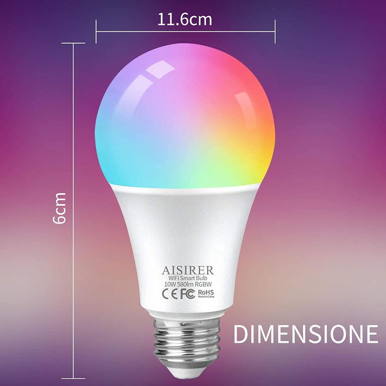 Aisirer wifi smart bulb outlet