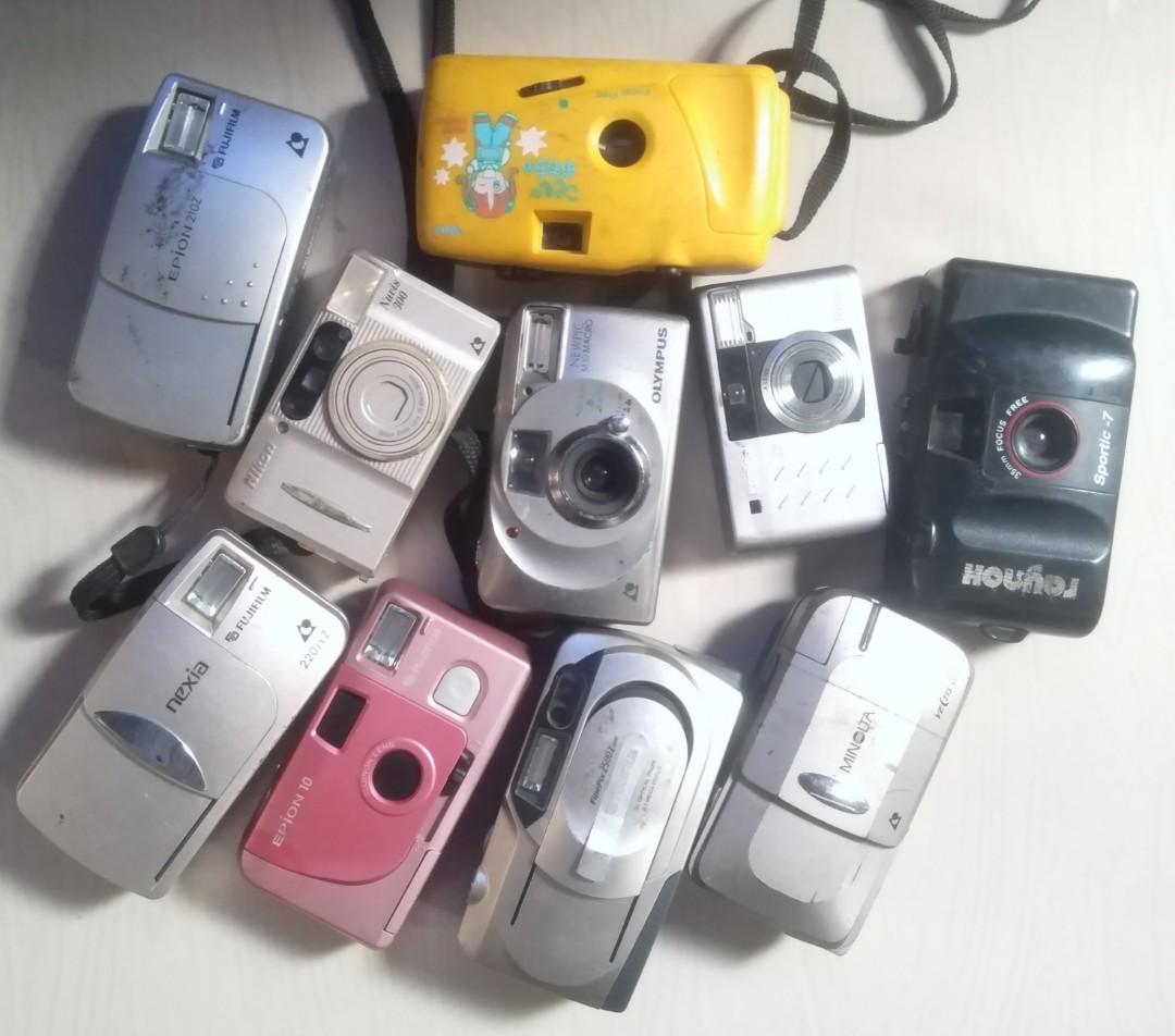 APS FILM CAMERA - 2.5K (Category: Cameras) located in Las Pinas. Submitted by film101 (Listing ID 1088570658, Image 1). Description: TAKE ALL!! APS film camera Php 2,500 For ALL Untested but definitely some are WORKING For collection or any purpose..