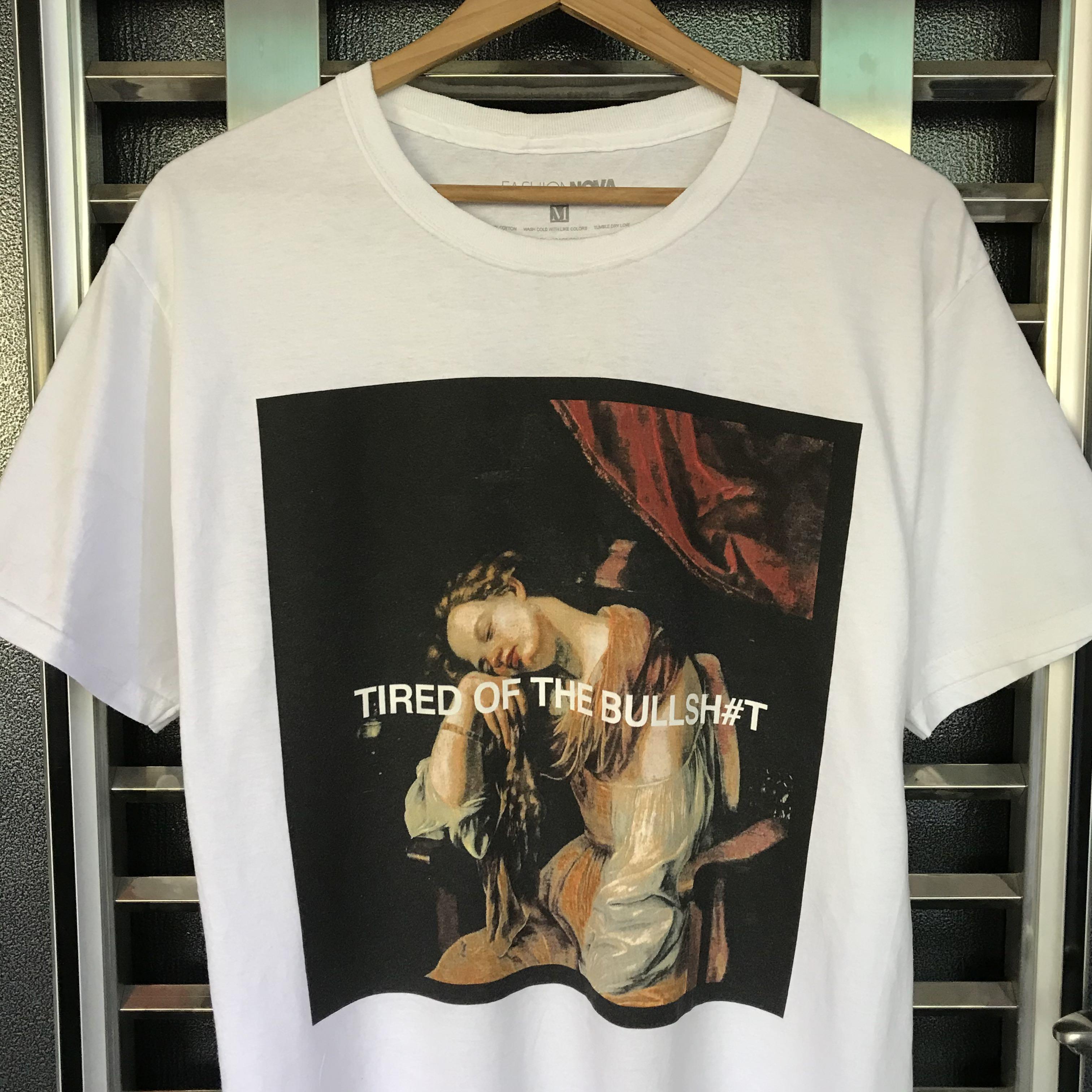 Off white painting top tee