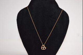 Authentic CELINE 750 Rosegold Diamond Necklace