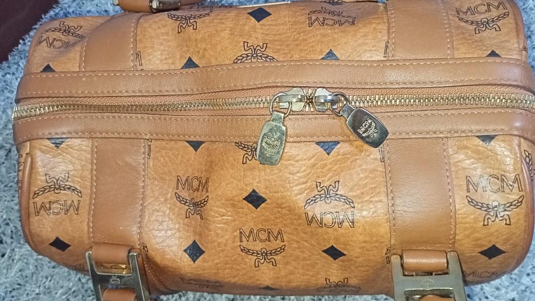 💯Authentic MCM cognac Speedy Bag, Luxury, Bags & Wallets on Carousell