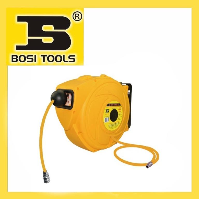 Automatic telescopic air Hose reel (Category: Construction Tools & Equipment) located in Manila. Submitted by tina.sales (Listing ID 1088598443, Image 1). Description: Automatic telescopic air Hose reel Brand;Bosi Model;12m Price;6,685 BOSI TOOLS Product For other product inquiries pls contact us. Globe: 0 9 4 5 6 5 3 6 1 6 2 Smart: 0 9 6 8 3 8 0 2 3 2 0 Landline: 8 5 5 7 6 6 1.