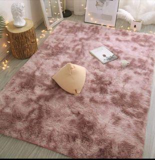 BIG & small  Two toned soft Fur Fluffy Rug Carpet