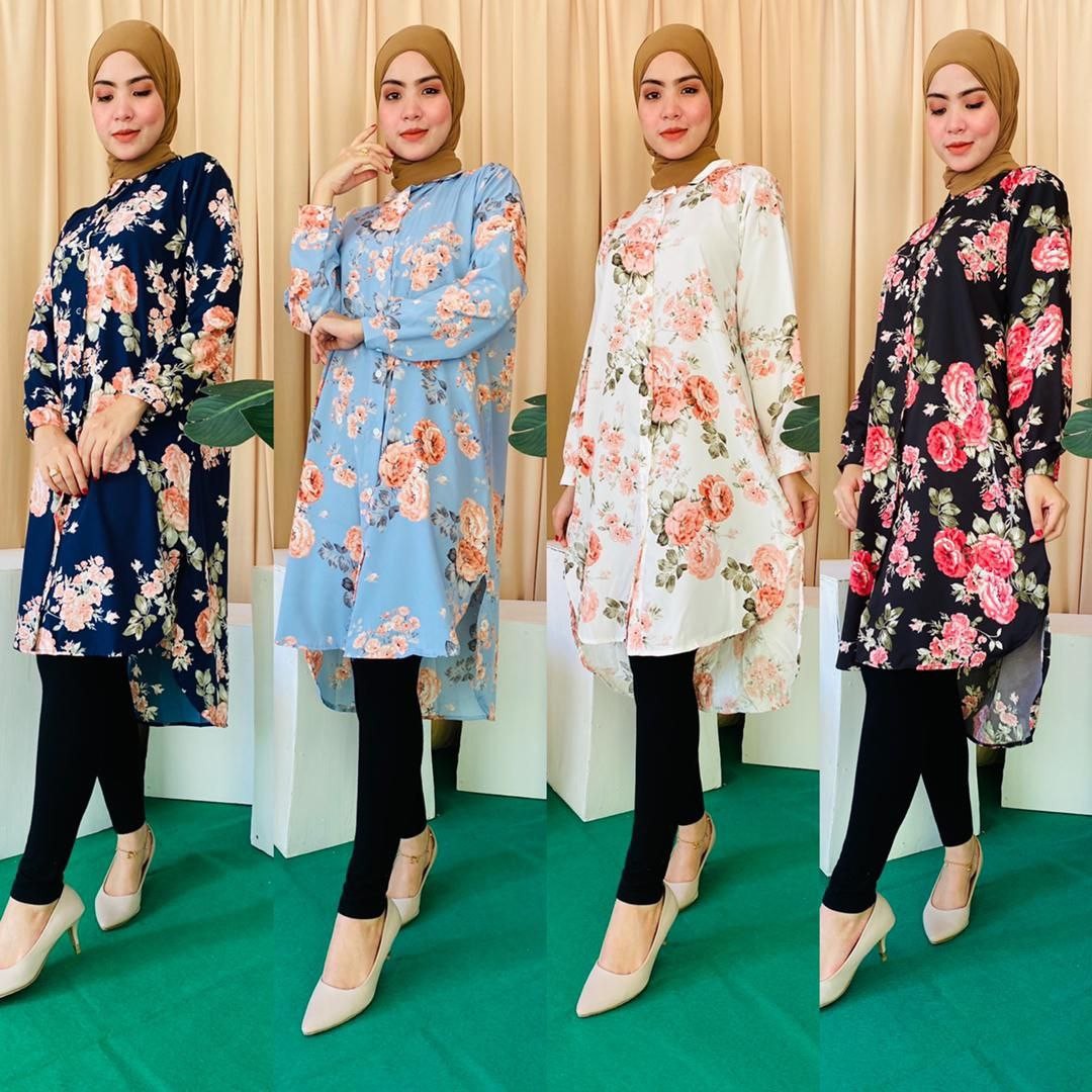 BLOUSE MUSLIMAH LABUH / KEMEJA LABUH 