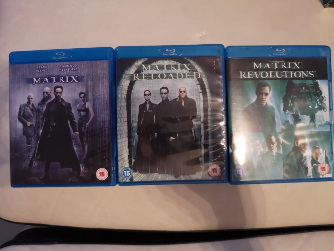 Bluray Complete Matrix Trilogy, Hobbies & Toys, Music & Media, CDs