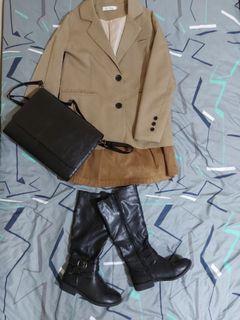 Bnwot oversized khaki brown blazer