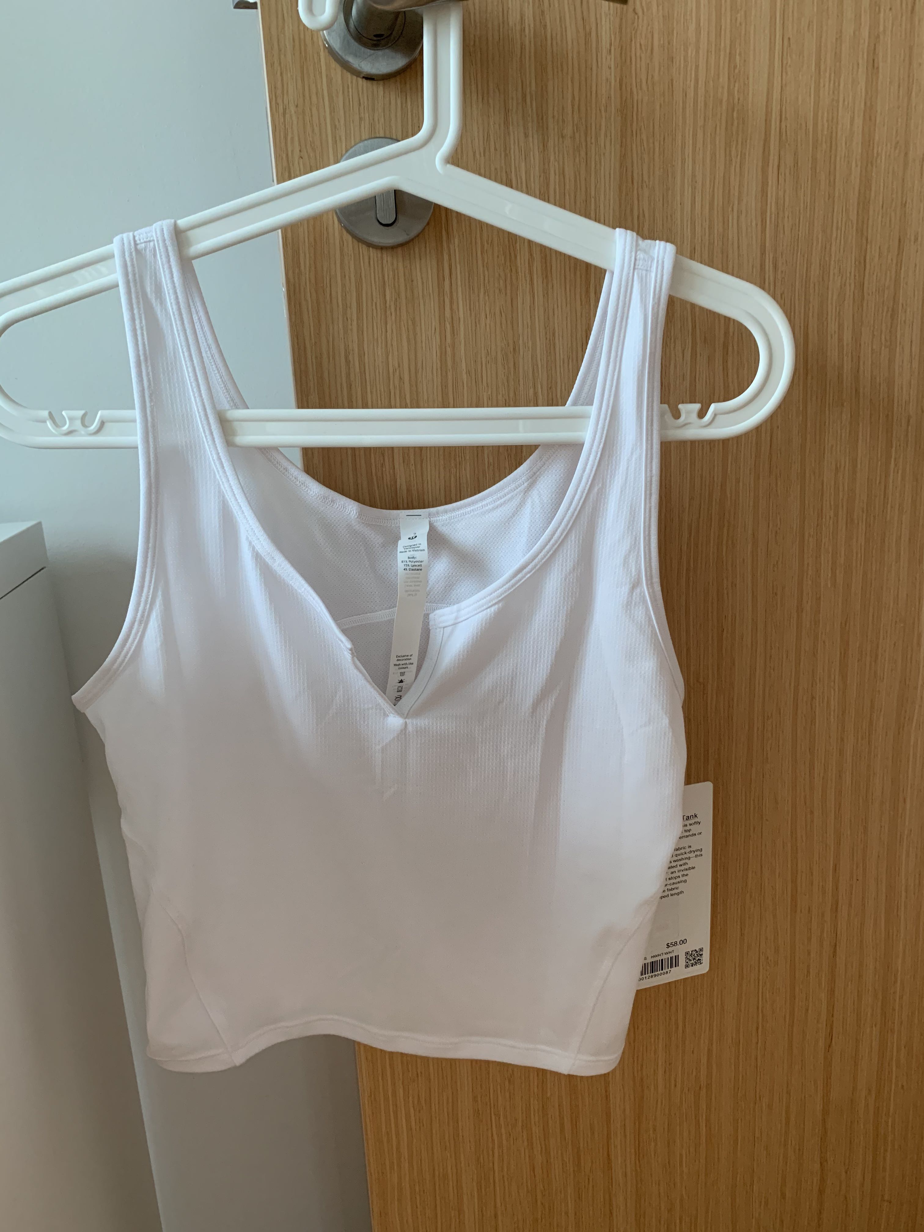 BNWT Lululemon Cropped Henley Tank