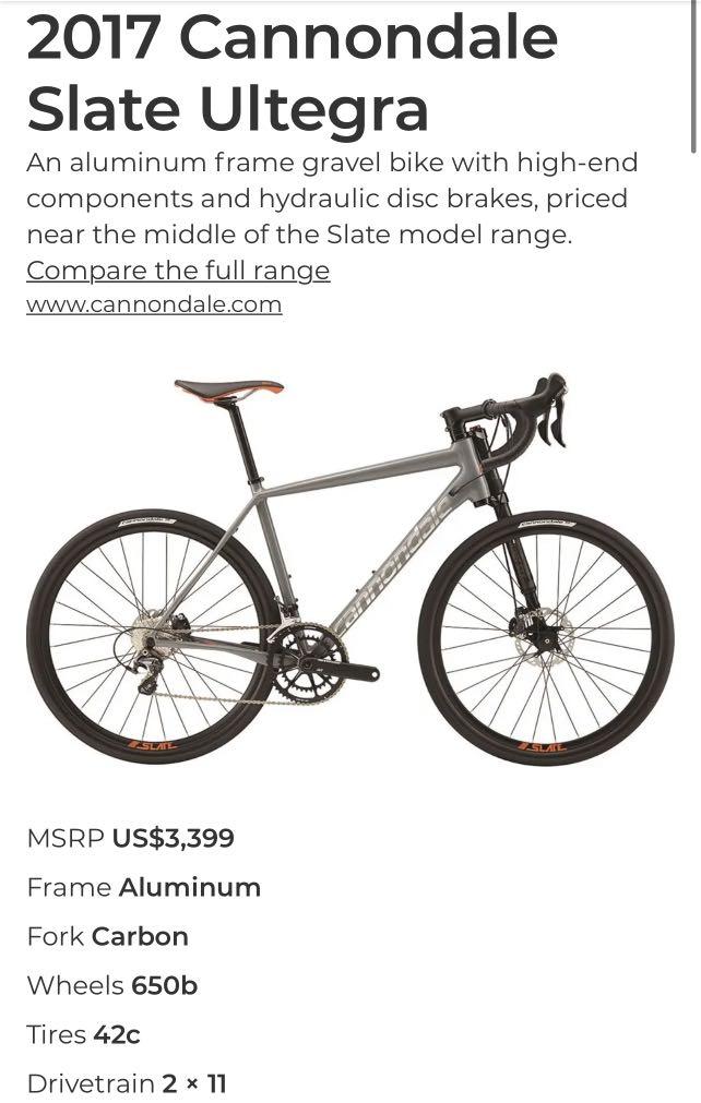 Cannondale slate ultegra sales 2017