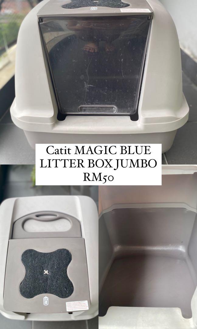 catit magic blue litter box jumbo