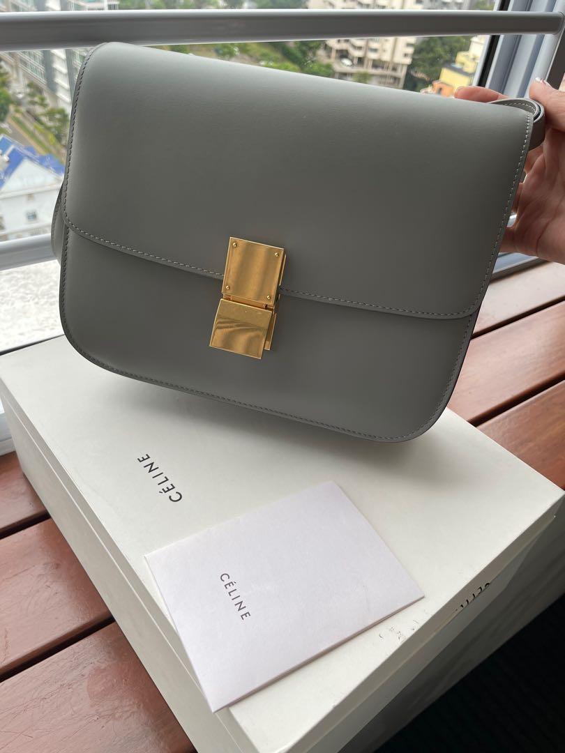 Celine medium classic bag in box calfskin