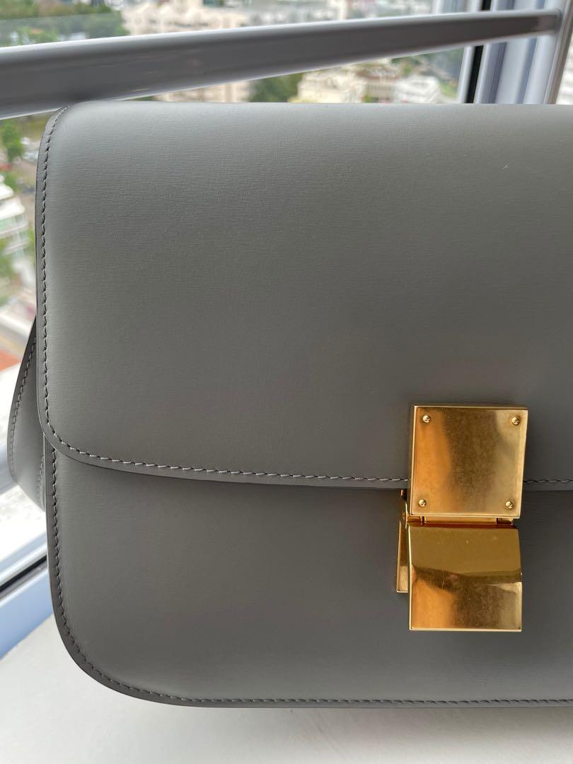 Celine medium classic bag in box calfskin
