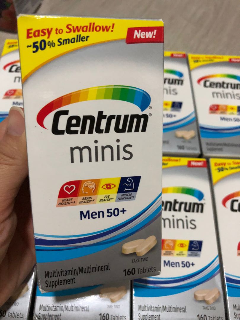 Centrum Silver Multivitamin For Men 50 Plus And Mineral Supplement Tablets 160 Ct Health Nutrition Health Supplements Health Food Drinks Tonics On Carousell
