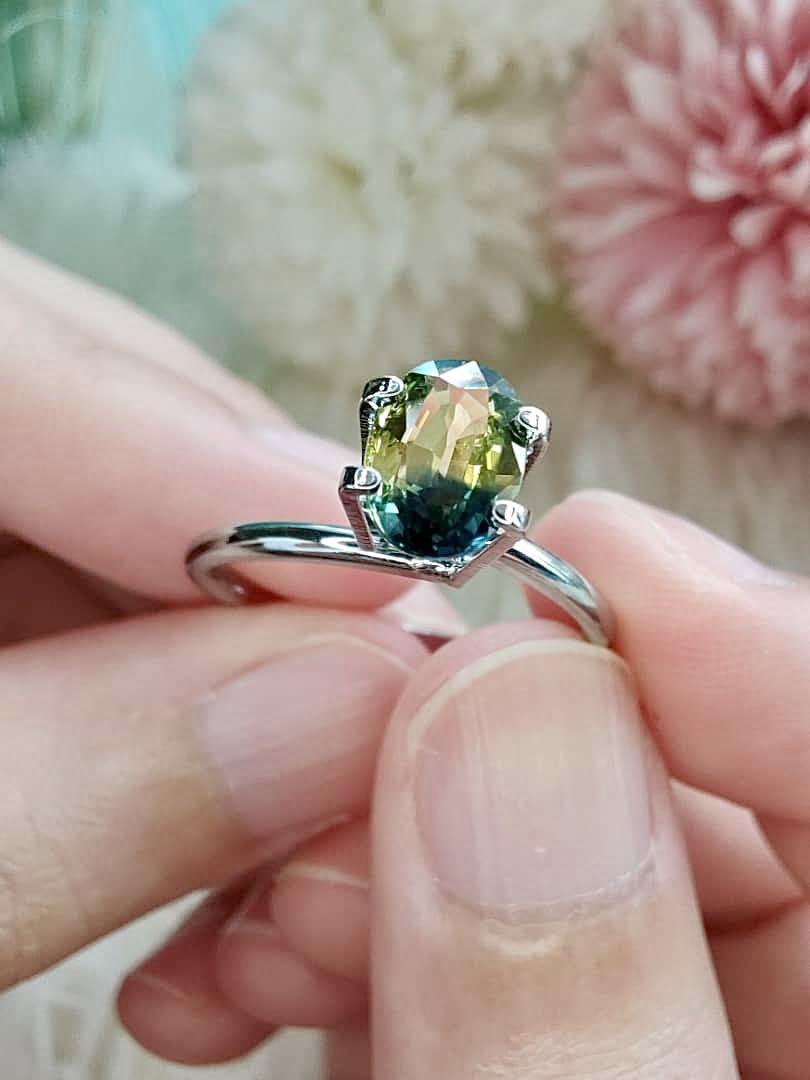 Tri color sapphire outlet