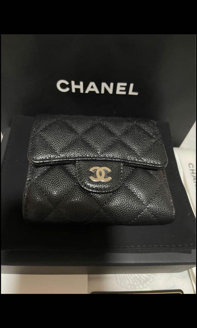 Chanel classic trifold wallet