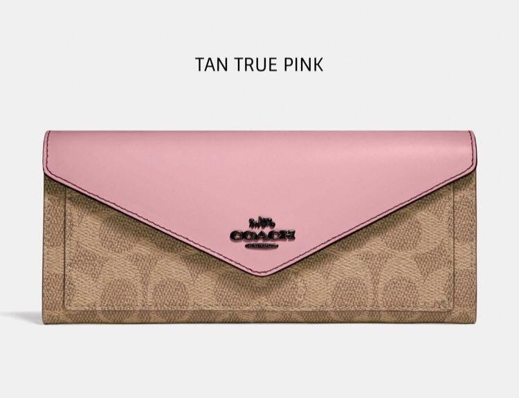 HOT Soft Wallet Coach Colorblock Wallet Coach 31547 Soft Wallet