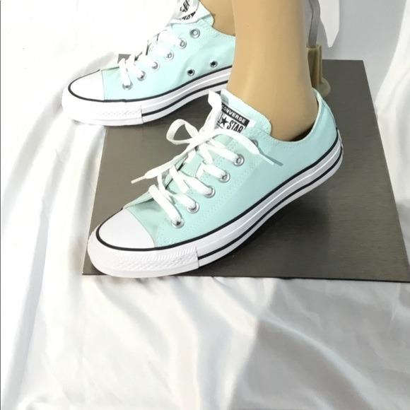 Converse best sale blue green